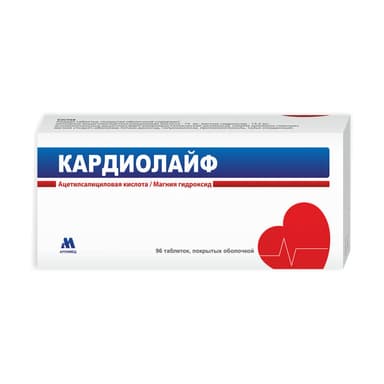 Cardiolife 75 mg + 15.2 mg — packaging